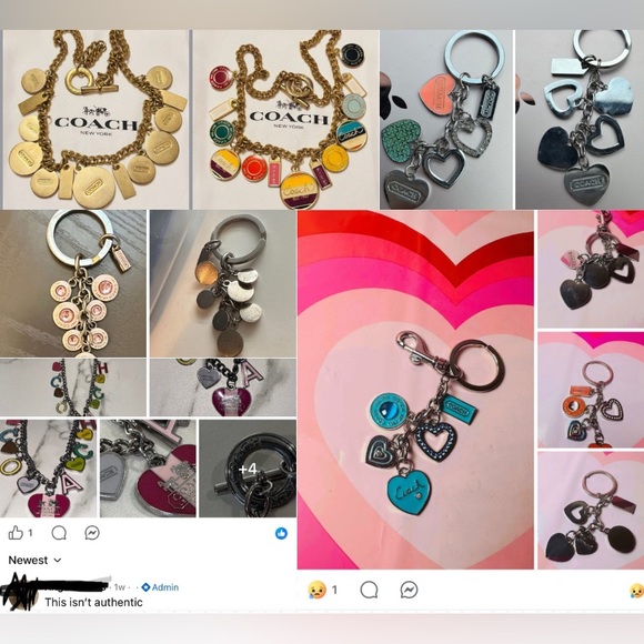 Coach Jewelry - Stop posting & buying these, especially the blue keychain 😒 ❤️ FYI !